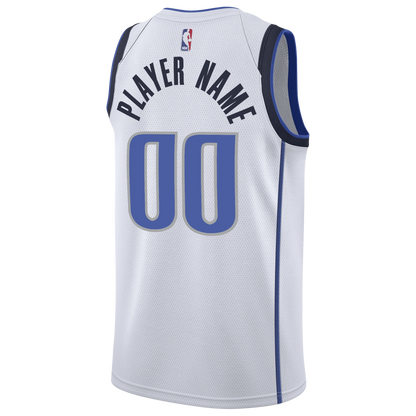 Dallas Mavericks White Association Jersey Custom