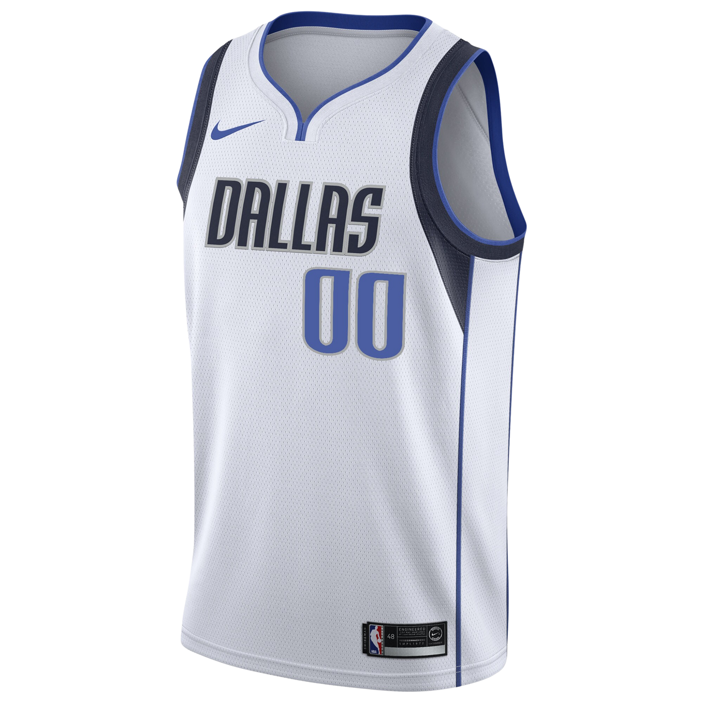 Dallas Mavericks White Association Jersey Custom
