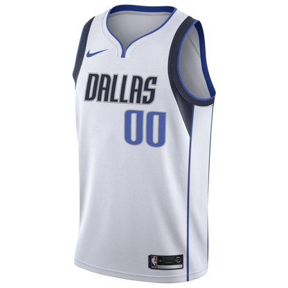 Dallas Mavericks White Association Jersey Custom