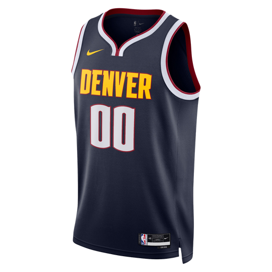 Denver Nuggets Navy Icon Jersey Custom