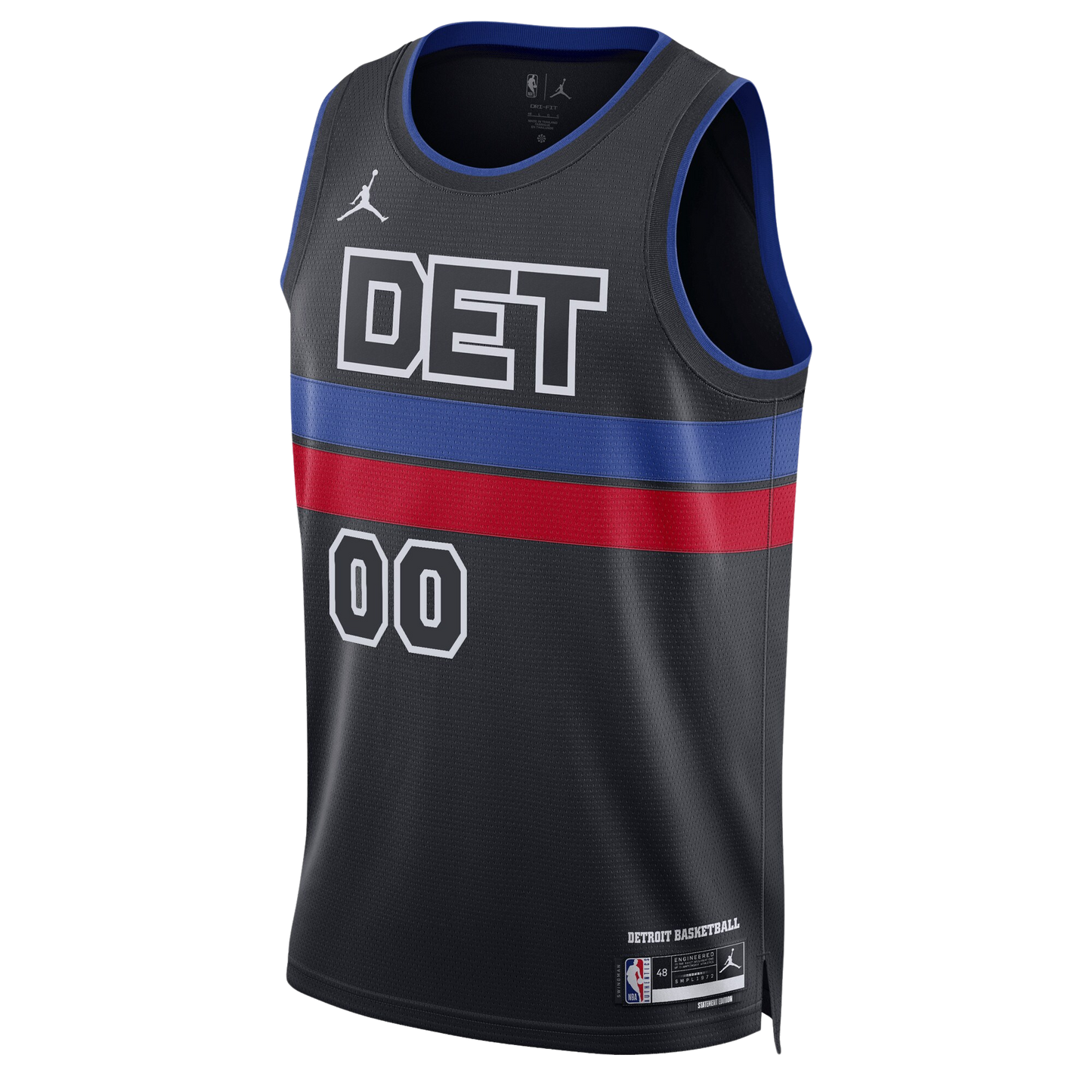Detroit Pistons Black Statement Jersey Custom