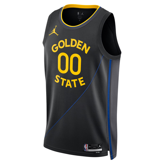 Golden State Warriors Black Statement Jersey Custom