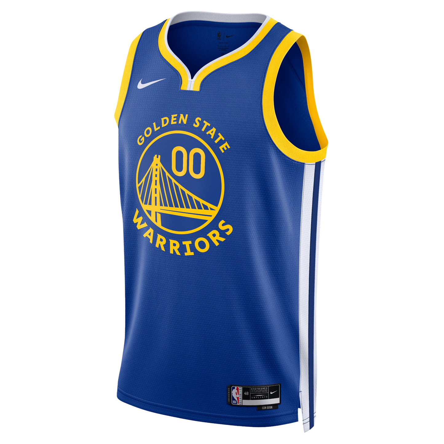 Golden State Warriors Blue Icon Jersey Custom