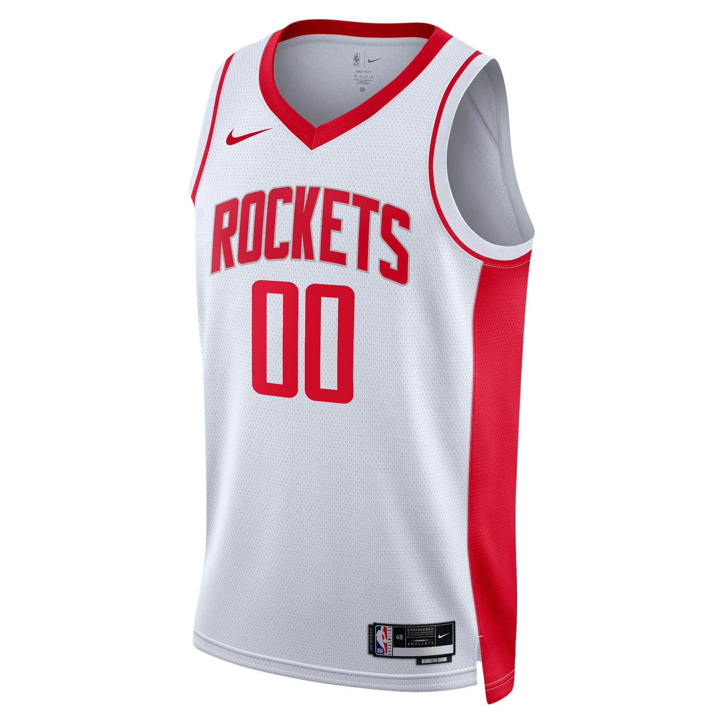 Houston Rockets White Association Jersey Custom