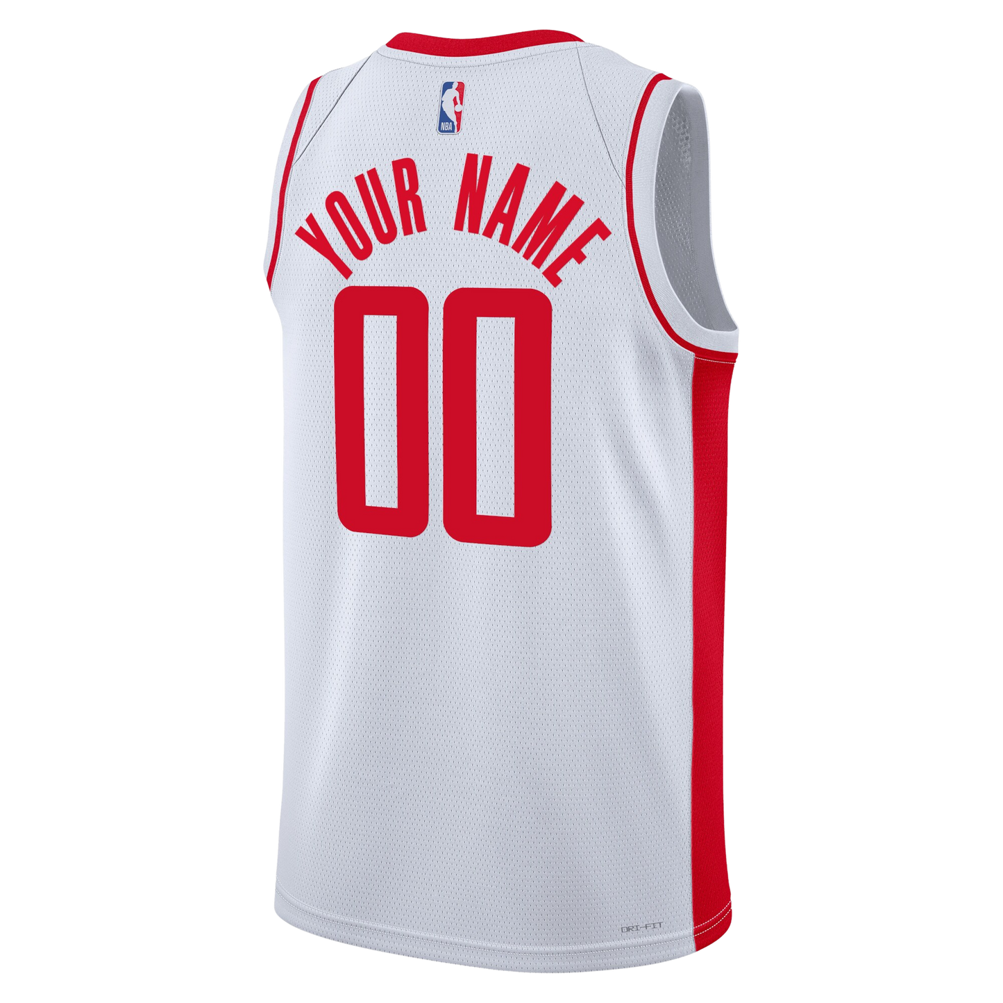 Houston Rockets White Association Jersey Custom