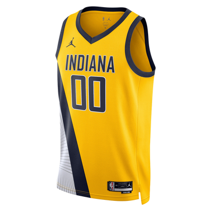 Indiana Pacers Gold Statement Jersey Custom