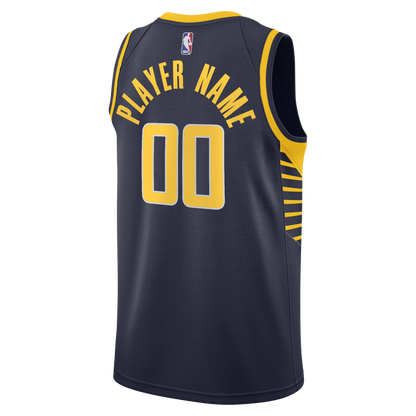 Indiana Pacers Navy Icon Jersey Custom