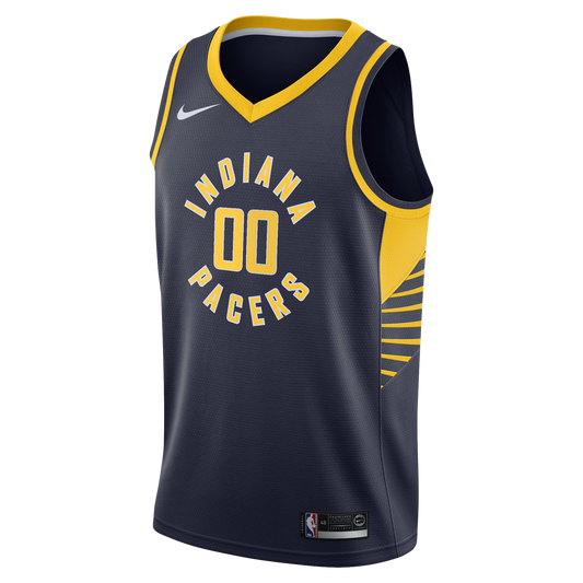 Indiana Pacers Navy Icon Jersey Custom