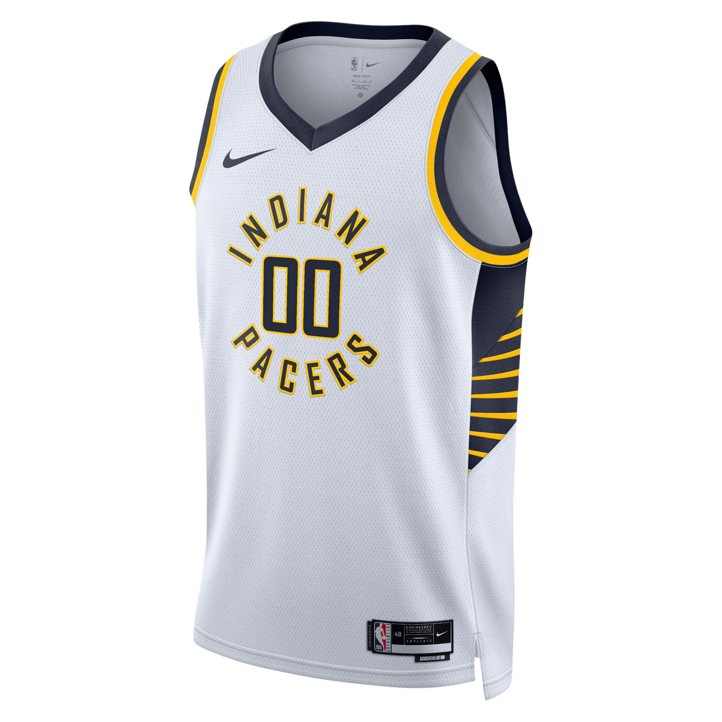 Indiana Pacers White Association Jersey Custom