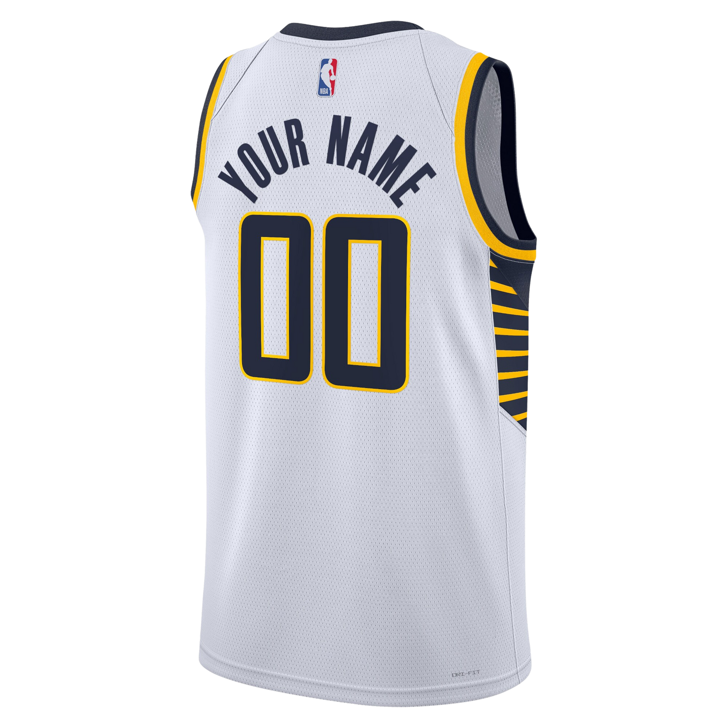 Indiana Pacers White Association Jersey Custom