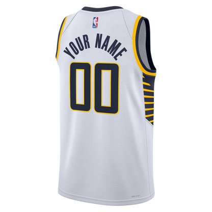 Indiana Pacers White Association Jersey Custom