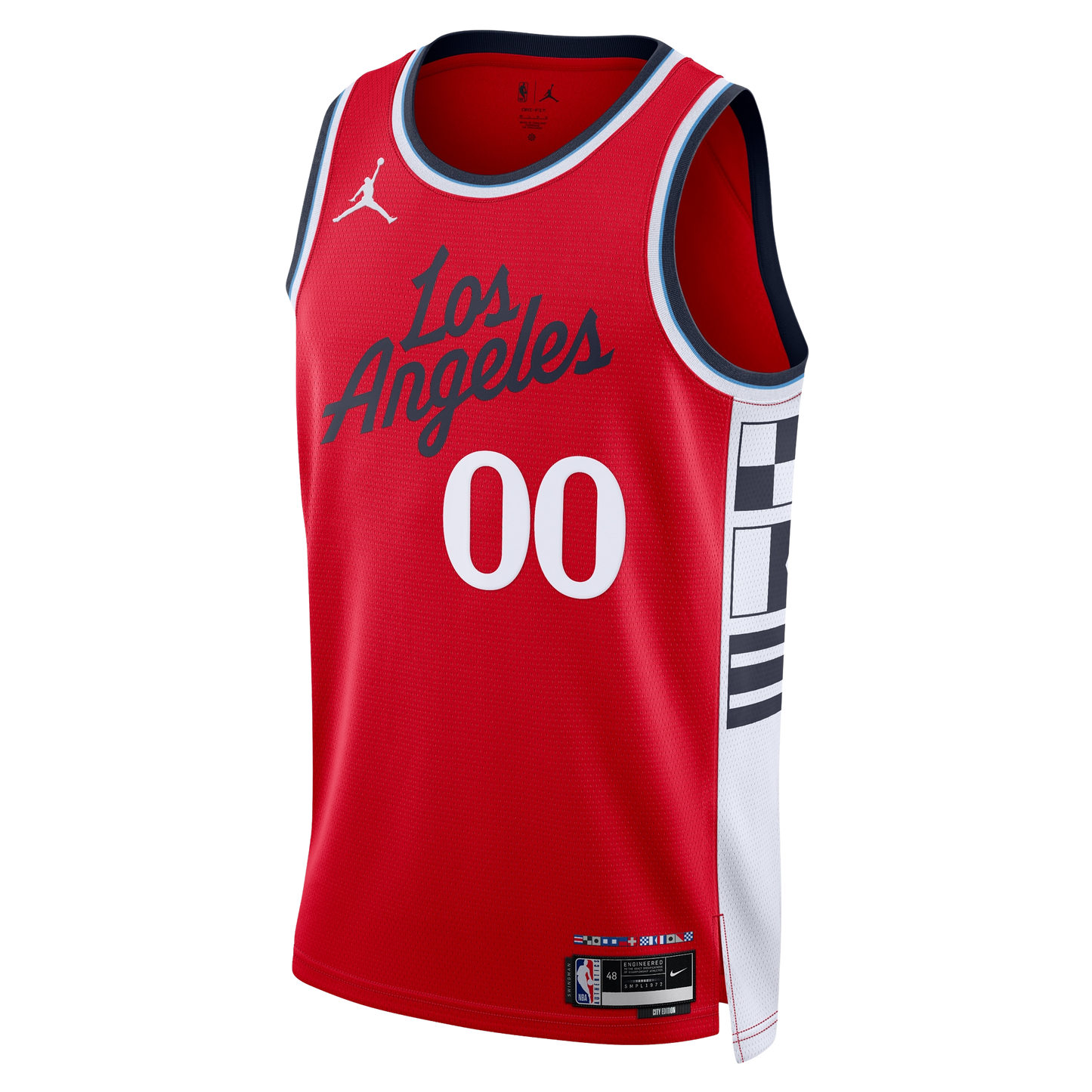 LA Clippers Red Statement Jersey Custom