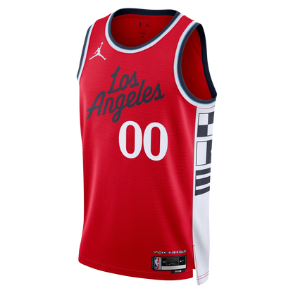 LA Clippers Red Statement Jersey Custom