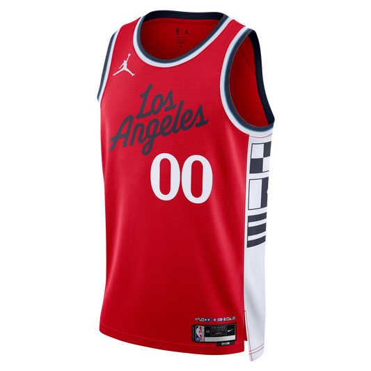LA Clippers Red Statement Jersey Custom