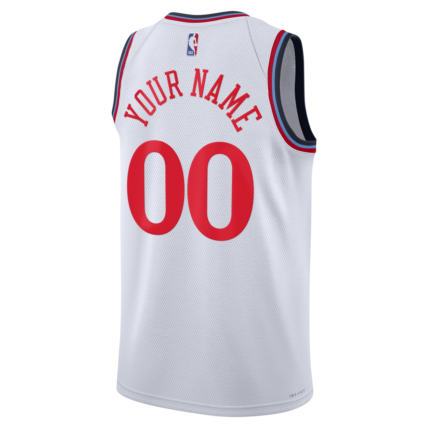 LA Clippers White Association Jersey Custom