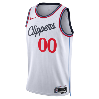 LA Clippers White Association Jersey Custom
