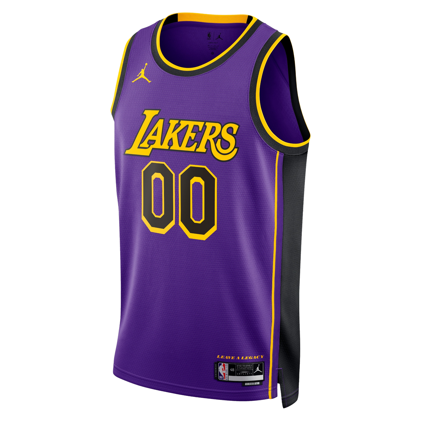 Los Angeles Lakers Purple Statement Jersey Custom