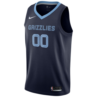 Memphis Grizzlies Navy Icon Jersey Custom