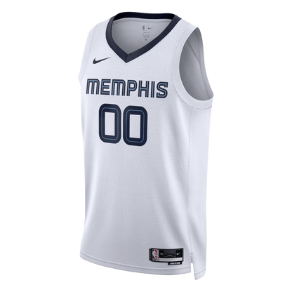 Memphis Grizzlies White Association Jersey Custom