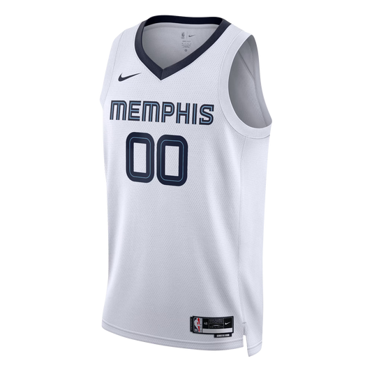 Memphis Grizzlies White Association Jersey Custom