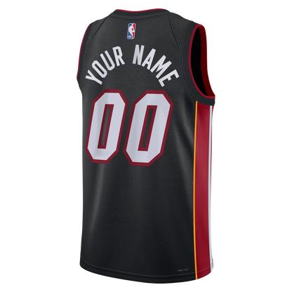 Miami Heat Black Icon Jersey Custom