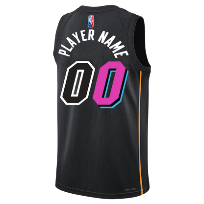 Miami Heat Black Mashup Jersey Custom