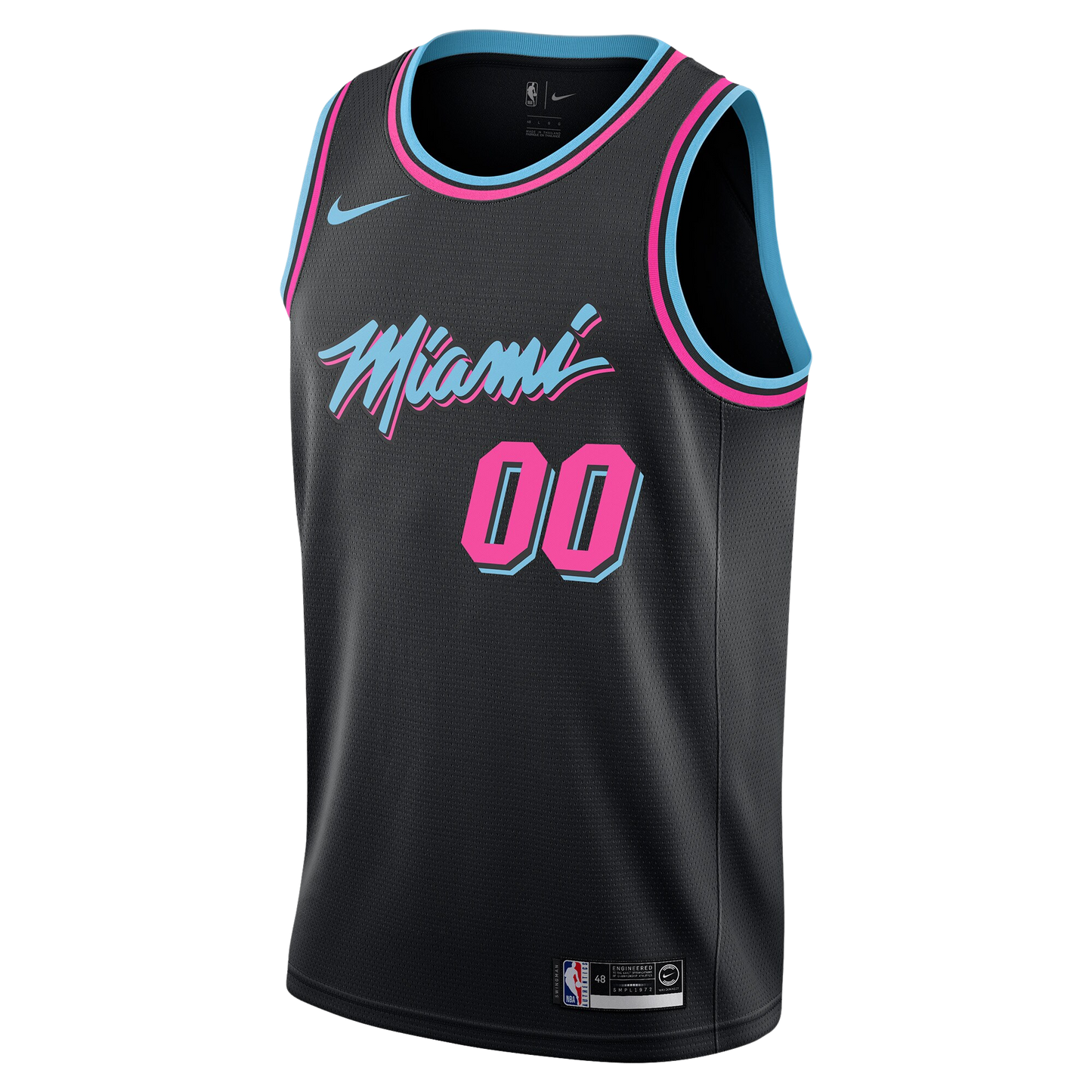Miami Heat Black Vice Nights Jersey Custom