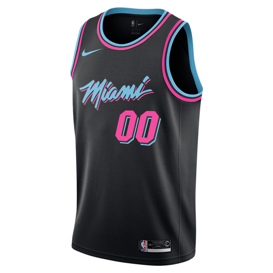 Miami Heat Black Vice Nights Jersey Custom