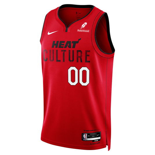 Miami Heat Red "HEAT Culture" City Jersey Custom