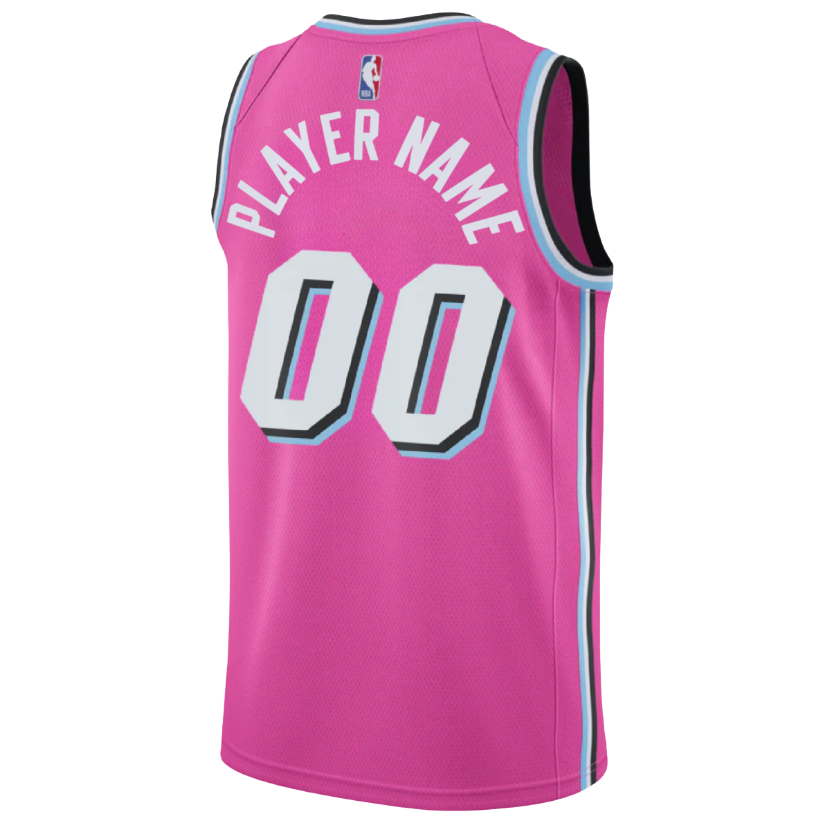 Miami Heat Pink Sunset Vice Jersey Custom