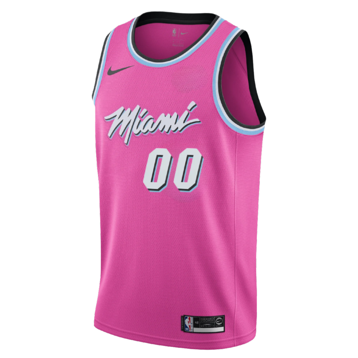 Miami Heat Pink Sunset Vice Jersey Custom