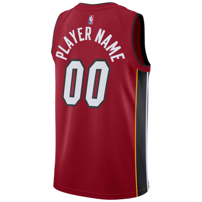 Miami Heat Red Statement Jersey Custom