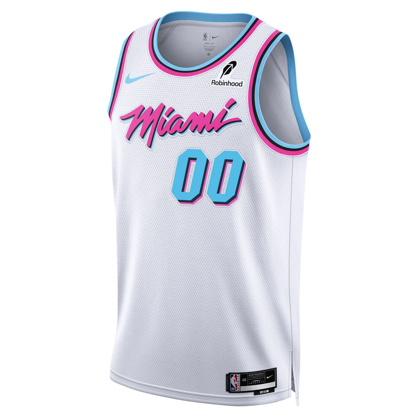 Miami Heat White Original Vice Jersey Custom