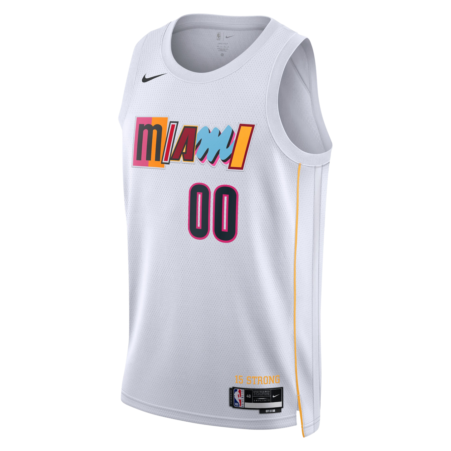 Miami Heat White Mashup Vol. 2 Jersey Custom