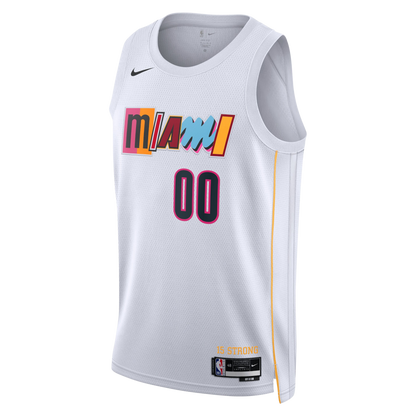 Miami Heat White Mashup Vol. 2 Jersey Custom