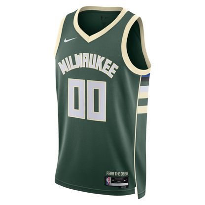 Milwaukee Bucks Green Icon Jersey Custom