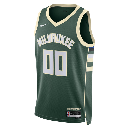 Milwaukee Bucks Green Icon Jersey Custom