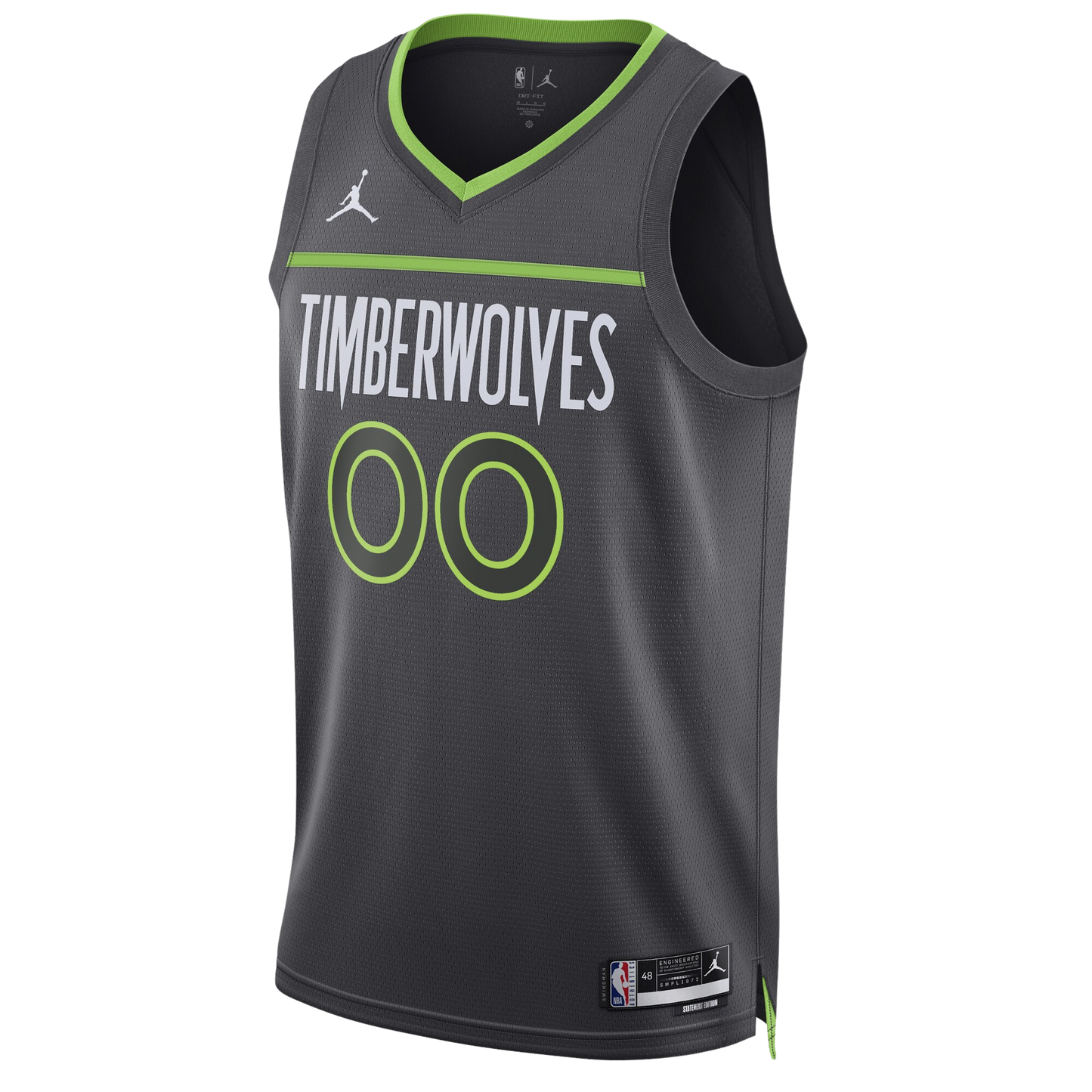 Minnesota Timberwolves Charcoal Statement Jersey Custom
