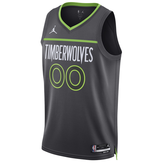 Minnesota Timberwolves Charcoal Statement Jersey Custom