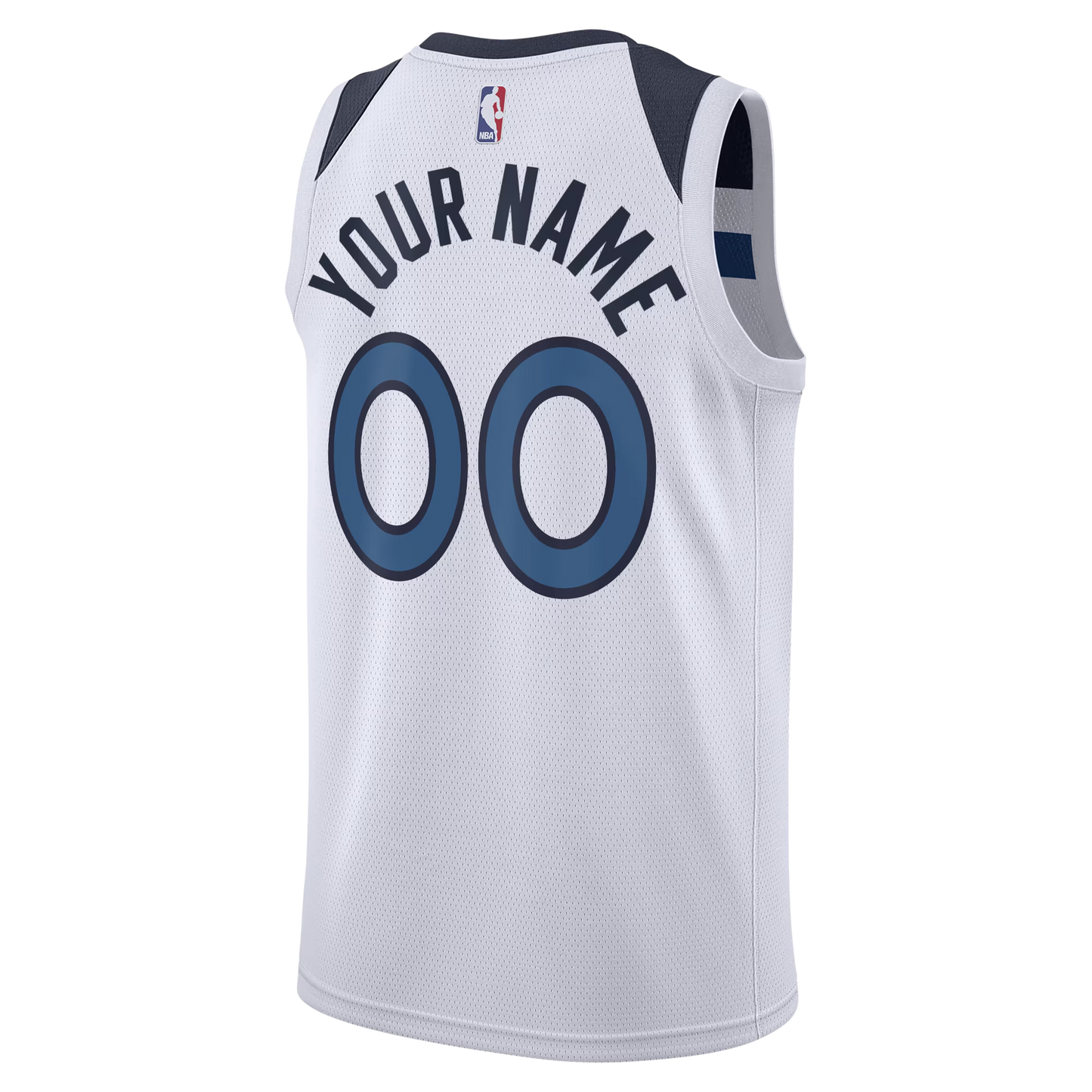 Minnesota Timberwolves White Association Jersey Custom