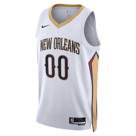 New Orleans Pelicans White Association Jersey Custom