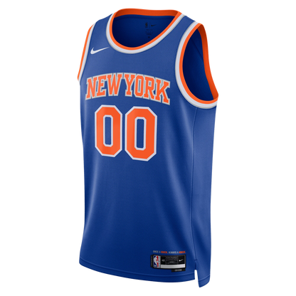 New York Knicks Blue Icon Jersey Custom
