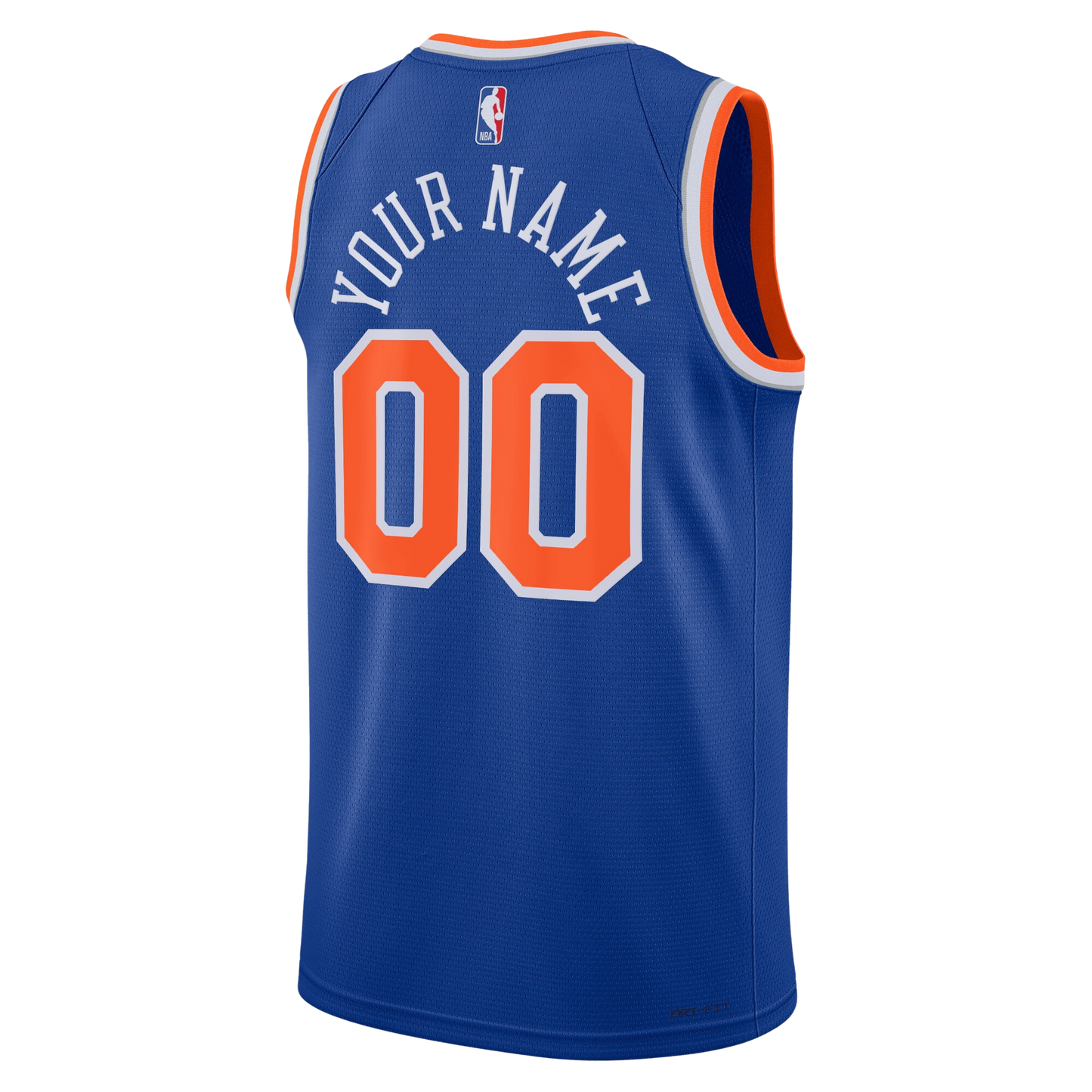 New York Knicks Blue Icon Jersey Custom