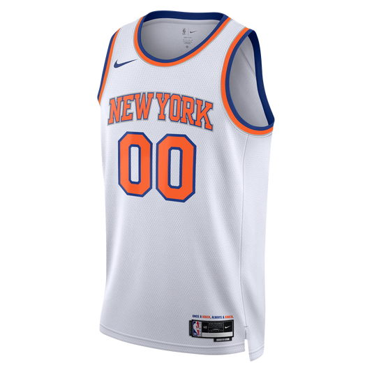 New York Knicks White Association Jersey Custom