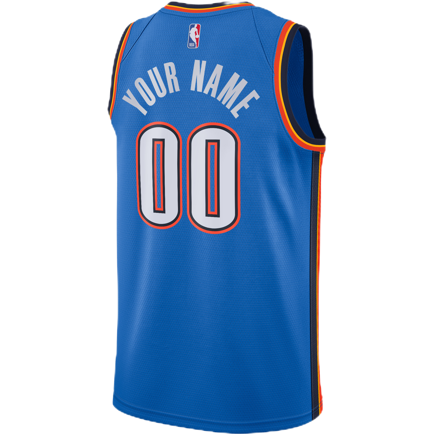Oklahoma City Thunder Blue Icon Custom