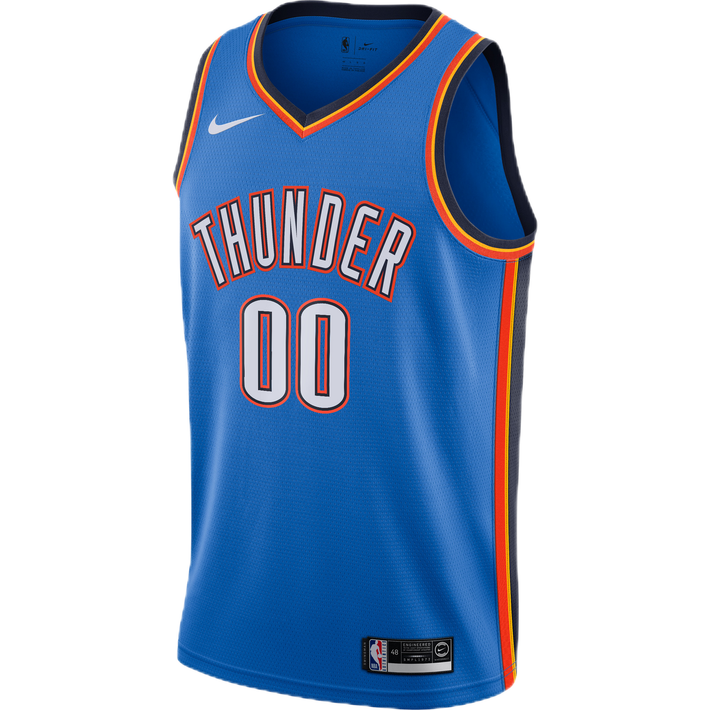 Oklahoma City Thunder Blue Icon Custom