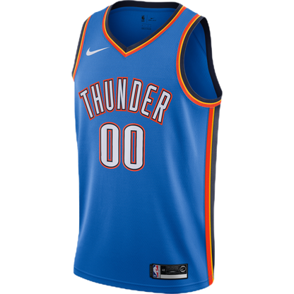 Oklahoma City Thunder Blue Icon Custom