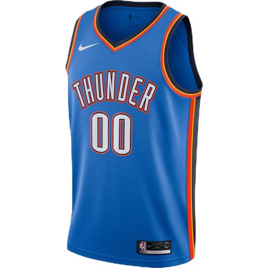 Oklahoma City Thunder Blue Icon Custom