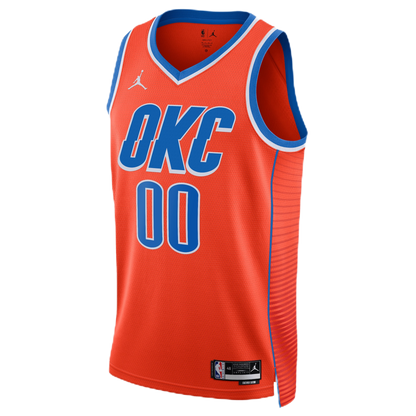 Oklahoma City Thunder Orange Statement Custom