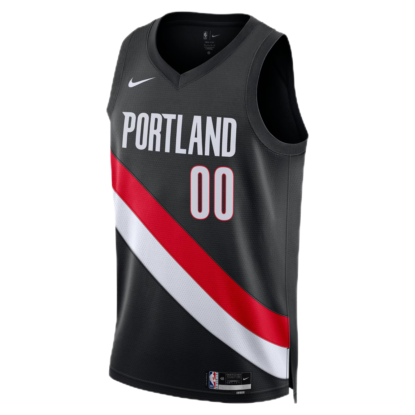 Portland Trail Blazers Black Icon Jersey Custom